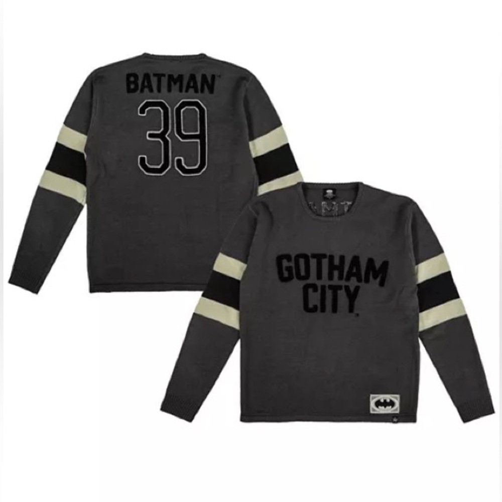 Heroes & Villains | VGUC Men’s Batman Gotham City Varsity Sweater DC Comics, M - Picture 1 of 10
